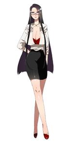 笹川佐藤 (sasakisatou)さんのセクシーな女教師キャラのデザインへの提案