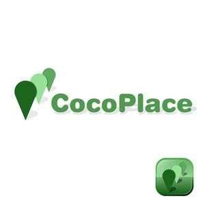 taguriano (YTOKU)さんの写真から今行きたい場所を探せる新しい地域情報アプリ「Coco Place」のロゴへの提案