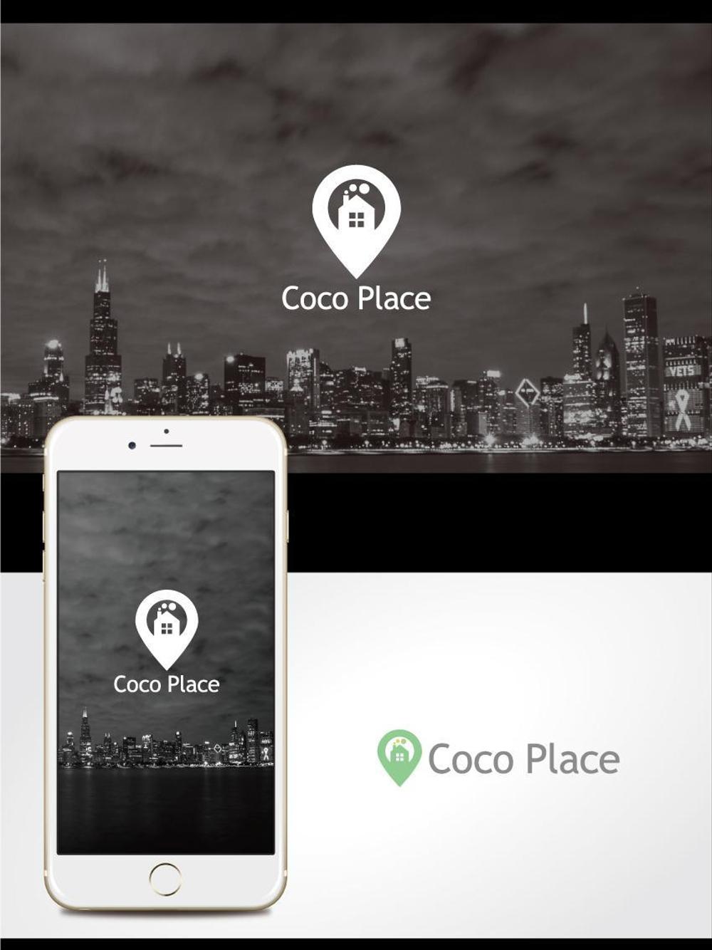 写真から今行きたい場所を探せる新しい地域情報アプリ「Coco Place」のロゴ