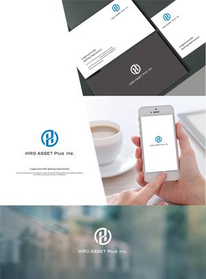 はなのゆめ (tokkebi)さんの資産管理会社（ヒロ・アセットプラス合同会社（HIRO　ASSET Plus Inc.））のロゴマークの作成依頼への提案