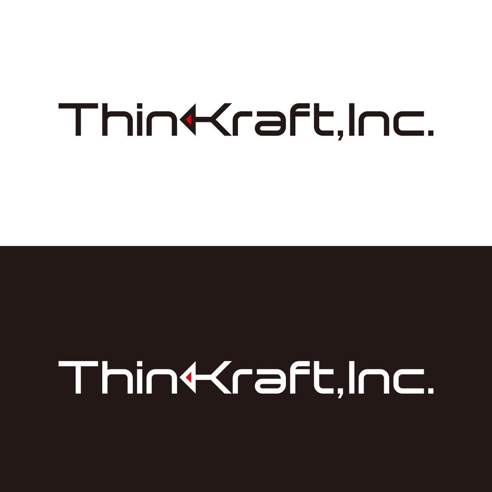 会社ロゴ作成 / インターネット企業「ThinKraft, Inc.」のロゴ作成