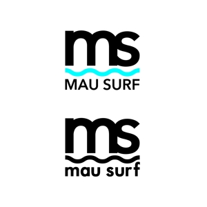 soysoi (soysoi)さんのサーフショップ『MAU SURF』のロゴへの提案