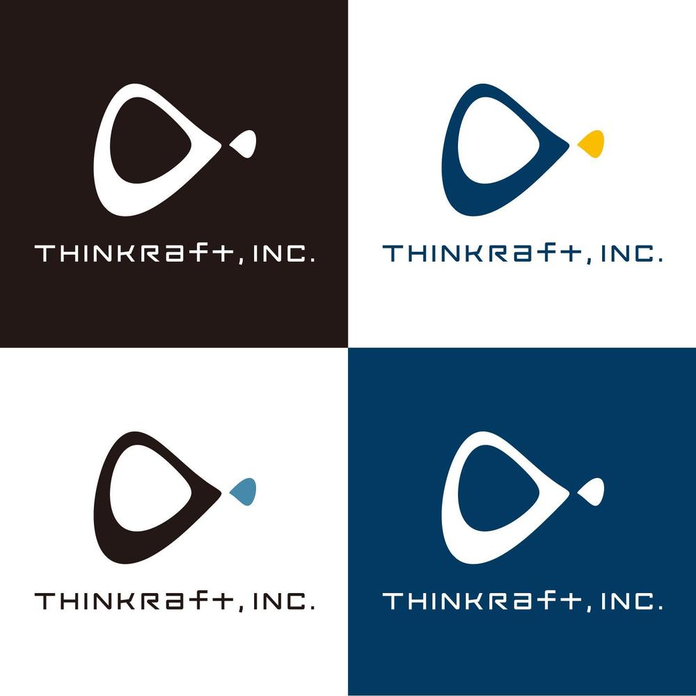 会社ロゴ作成 / インターネット企業「ThinKraft, Inc.」のロゴ作成