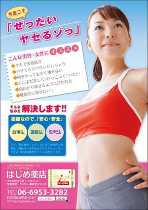 masouさんのダイエット専門薬店のポスティングチラシへの提案