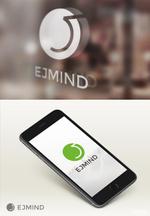 Mr-P (Mr-P)さんの人を介しての事業展開「株式会社EJMIND（イージェイマインド）」のロゴ（保険・人財紹介・食品卸業）への提案