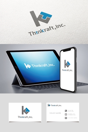 Naroku Design (masa_76)さんの会社ロゴ作成 / インターネット企業「ThinKraft, Inc.」のロゴ作成への提案