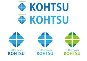 THREEWHEELS (threewheels)さんのコーヒービーンズ・ネットショップ「Kohtsu Coffee」のロゴへの提案