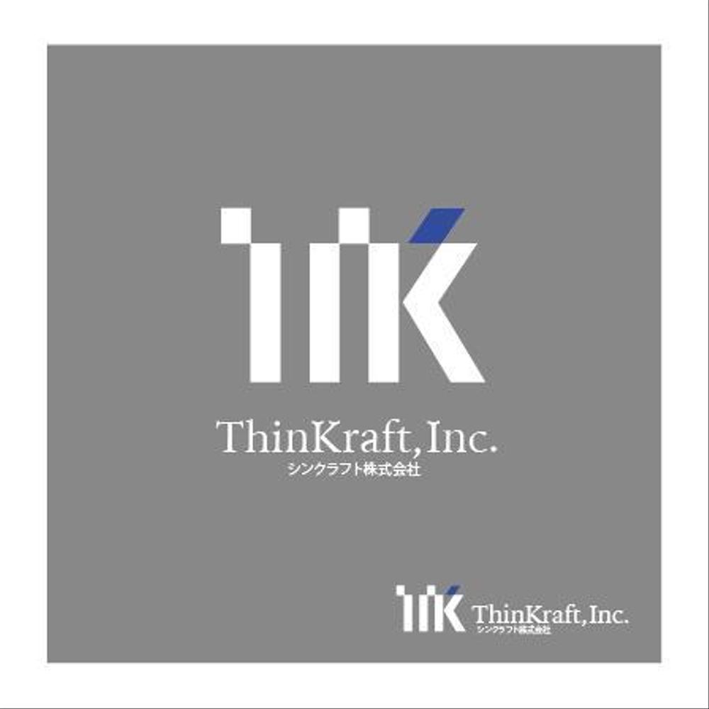 会社ロゴ作成 / インターネット企業「ThinKraft, Inc.」のロゴ作成