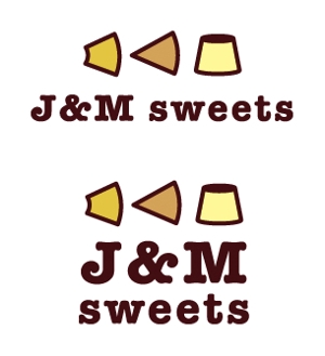 matd ()さんのスイーツショップ　J＆M sweets　のロゴへの提案