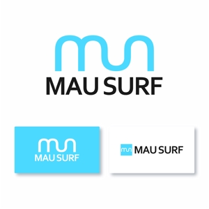 M+DESIGN WORKS (msyiea)さんのサーフショップ『MAU SURF』のロゴへの提案