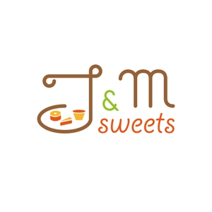 でぃで ()さんのスイーツショップ　J＆M sweets　のロゴへの提案