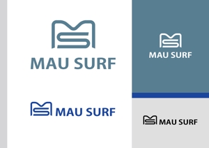 sametさんのサーフショップ『MAU SURF』のロゴへの提案