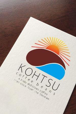 楽久庵 (bears1)さんのコーヒービーンズ・ネットショップ「Kohtsu Coffee」のロゴへの提案