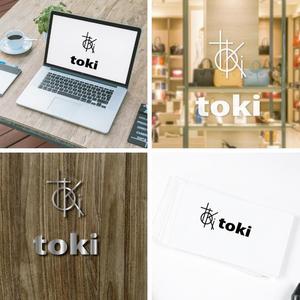 コトブキヤ (kyo-mei)さんの美容室2店舗目オープン「toki」のロゴデザイン依頼への提案