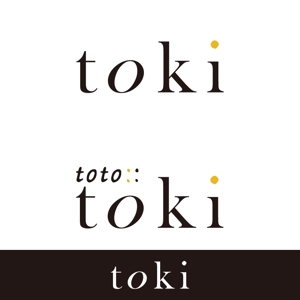 V-T (vz-t)さんの美容室2店舗目オープン「toki」のロゴデザイン依頼への提案
