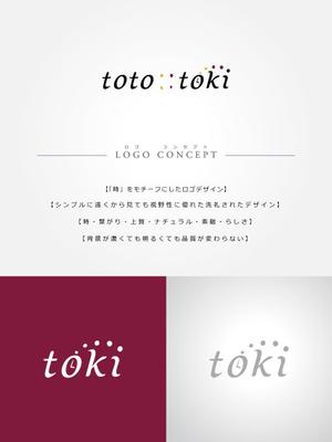 hiradate (hiradate)さんの美容室2店舗目オープン「toki」のロゴデザイン依頼への提案