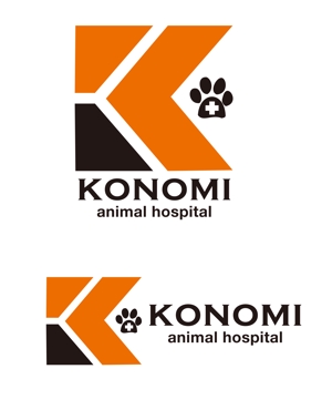 todesignさんの動物病院のロゴ/konomi動物病院への提案