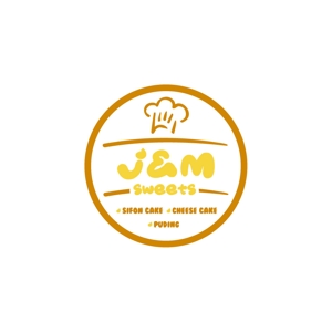 PICKLES DESIGN (Burger13)さんのスイーツショップ　J＆M sweets　のロゴへの提案