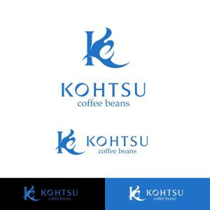 dscltyさんのコーヒービーンズ・ネットショップ「Kohtsu Coffee」のロゴへの提案