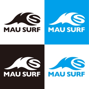 Bassy　Design　Lab (Bassy-Design-Lab)さんのサーフショップ『MAU SURF』のロゴへの提案