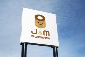 haruru (haruru2015)さんのスイーツショップ　J＆M sweets　のロゴへの提案