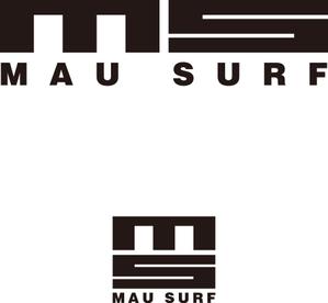 tana-556さんのサーフショップ『MAU SURF』のロゴへの提案