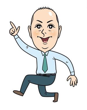 藤原 (takami86)さんのパチンコ店　店長様のイラストを作成してもらいたいです。への提案