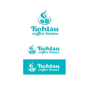  K-digitals (K-digitals)さんのコーヒービーンズ・ネットショップ「Kohtsu Coffee」のロゴへの提案