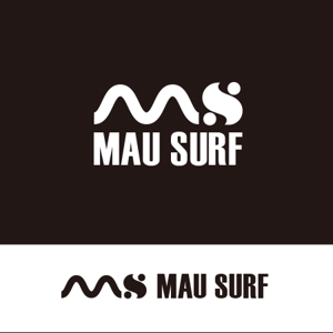 twoway (twoway)さんのサーフショップ『MAU SURF』のロゴへの提案