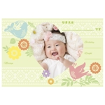 合同会社エンクレオ (suzukiencreo)さんの出産内祝い用メッセージカードのデザイン【写真入りタイプ】への提案