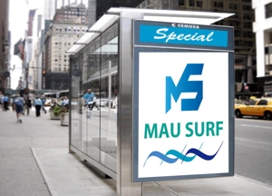 suzuki yuji (s-tokai)さんのサーフショップ『MAU SURF』のロゴへの提案
