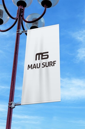 haruru (haruru2015)さんのサーフショップ『MAU SURF』のロゴへの提案