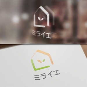 late_design ()さんの有料老人ホーム「ミライエ（未来・家）」のロゴへの提案