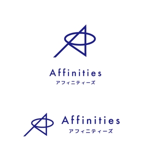 marutsuki (marutsuki)さんのMBA留学予備校や心理学NLP講座校を提供する「株式会社アフィニティーズ」のロゴへの提案