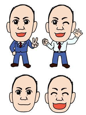さ恵きふみ ()さんのパチンコ店　店長様のイラストを作成してもらいたいです。への提案