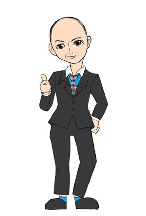 ayukyochi  (ayukyochi)さんのパチンコ店　店長様のイラストを作成してもらいたいです。への提案