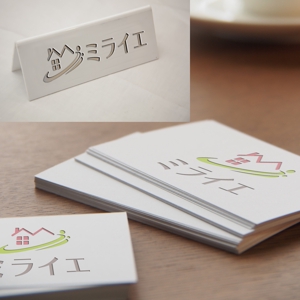 KOZ-DESIGN (saki8)さんの有料老人ホーム「ミライエ（未来・家）」のロゴへの提案