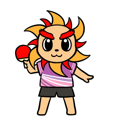 Shimotukiさんの事例 実績 提案 卓球プロチームのマスコットキャラクターデザイン はじめまして しもつ クラウドソーシング ランサーズ