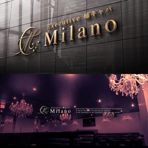 Riku5555 (RIKU5555)さんの姉キャバ「Milano」のロゴへの提案