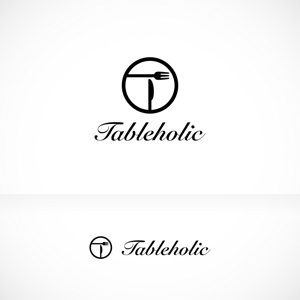 BLOCKDESIGN (blockdesign)さんのテーブル・パーティーコーディネート　サイト　”Tableholic"　のロゴへの提案
