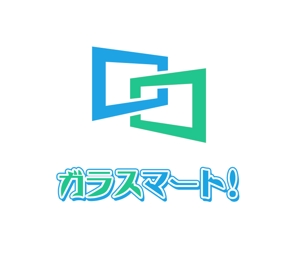 ぽんぽん (haruka322)さんの一般住宅向けガラス出張修理サービスのフランチャイズ事業名「ガラスマート」のロゴへの提案