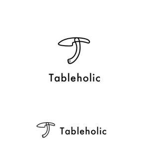 marutsuki (marutsuki)さんのテーブル・パーティーコーディネート　サイト　”Tableholic"　のロゴへの提案