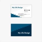 Keypher (Keypher247)さんのライフコーチング事業「My Life Design」の名刺デザインへの提案
