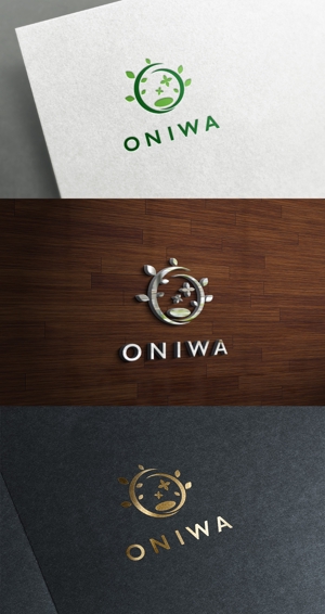 株式会社ガラパゴス (glpgs-lance)さんのプライベートキャンプ＆イベントスペース「ONIWA」のロゴへの提案