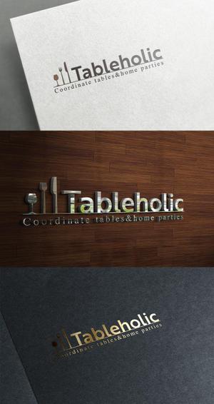 株式会社ガラパゴス (glpgs-lance)さんのテーブル・パーティーコーディネート　サイト　”Tableholic"　のロゴへの提案