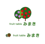 MacMagicianさんの果樹園「fruit table みまき」のロゴへの提案