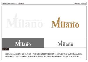 kometogi (kometogi)さんの姉キャバ「Milano」のロゴへの提案