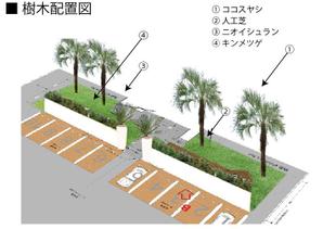 シブヤの九官鳥 (shibu9)さんのジュエリーショップの店舗前「ガーデンデザイン」への提案