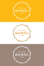RDO@グラフィックデザイン (anpan_1221)さんのネイルサロン 「Reahl ❁ Nail ~ ﾘｱﾙ ﾈｲﾙ ~」のロゴへの提案