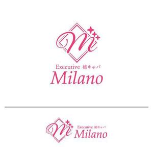 baku_modokiさんの姉キャバ「Milano」のロゴへの提案